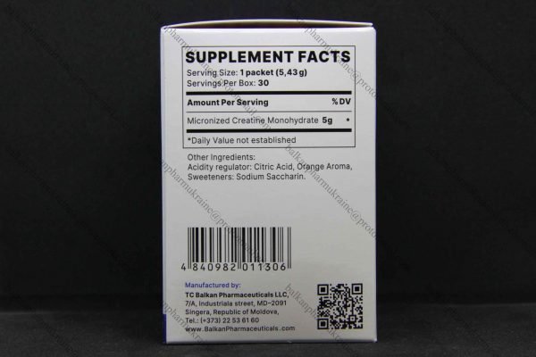 Creatine Orange Balkan Pharmaceuticals